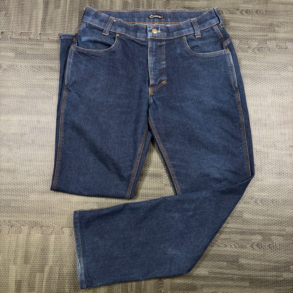 Origin Maine Jeans Mens 34x32 Blue Fieldcraft Tac Survival Classic Straight USA